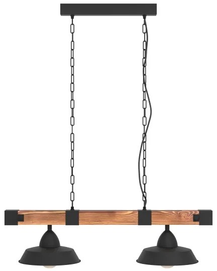 Eglo 44085 - Luster na reťazi OLDBURY 2xE27/60W/230V