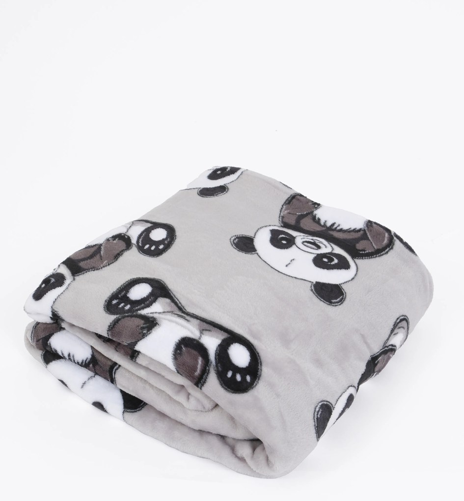 Detská deka do postieľky mikroplyš Exclusive 80 × 100 cm – Panda