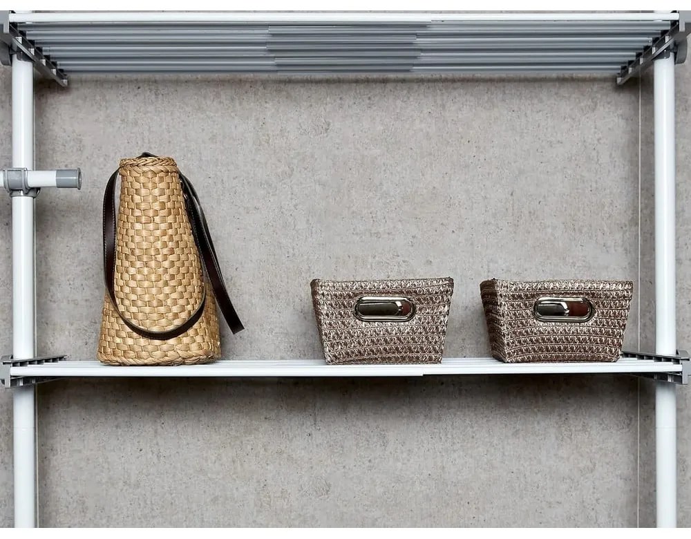 Biely kovový kúpeľňový regál 120x300 cm Herkules – Wenko