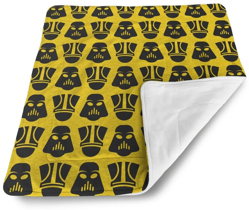 Sablio Deka pre bábätko Star Wars Stormtrooperi Pattern na žltej - 90x120 cm