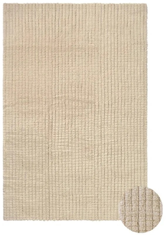 Béžový prateľný/ručne tkaný vlnený koberec 170x240 cm Unexpected Wool – Lorena Canals