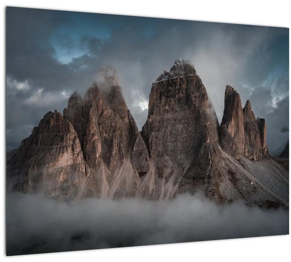 Obraz - Tri Zuby, Talianske Dolomity (70x50 cm)