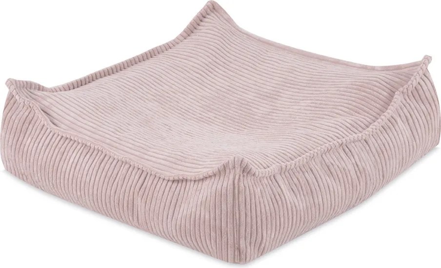 Podlahový puf menčester ružová