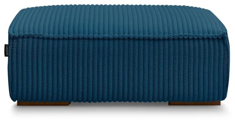 Modrá menčestrová podnožka Chelsea – Bobochic Paris