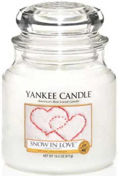 Yankee candle SNOW IN LOVE STREDNÁ SVIEČKA 1249714
