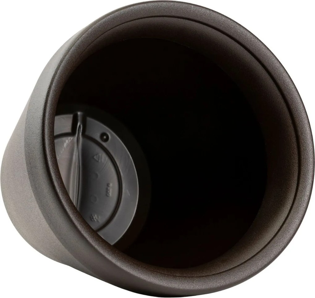 Plastový květináč Purea 49,4x55,4 cm mokka hnědý