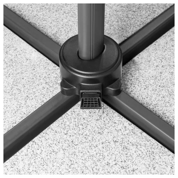 Derby RAVENNA 330 cm - veľký záhradný výkyvný slnečník s bočnou tyčou : Barvy slunečníků - 820