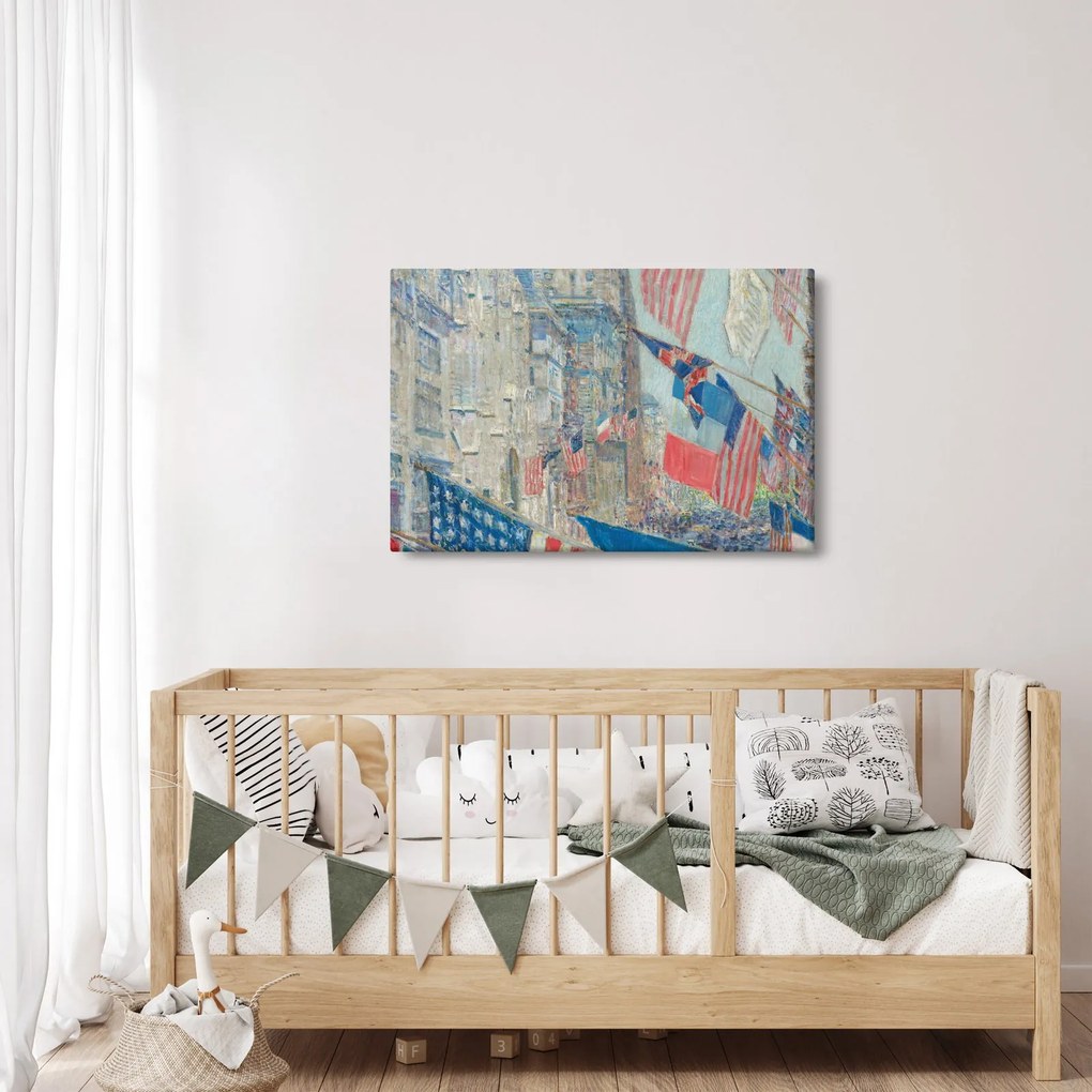 Obraz - Childe Hassam, Allies day, reprodukcia (90x60 cm)