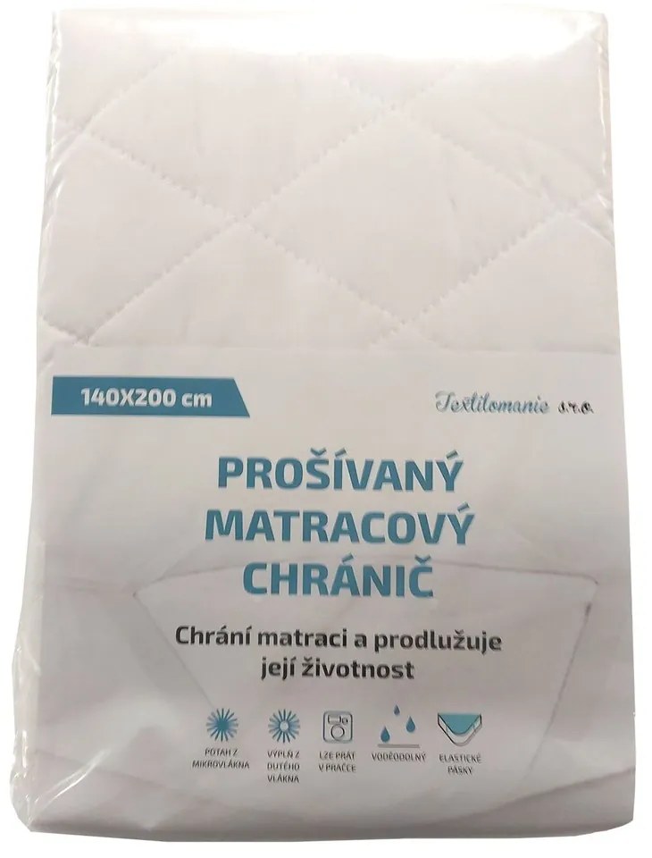 Nepremokavý chránič na matrac Homa white