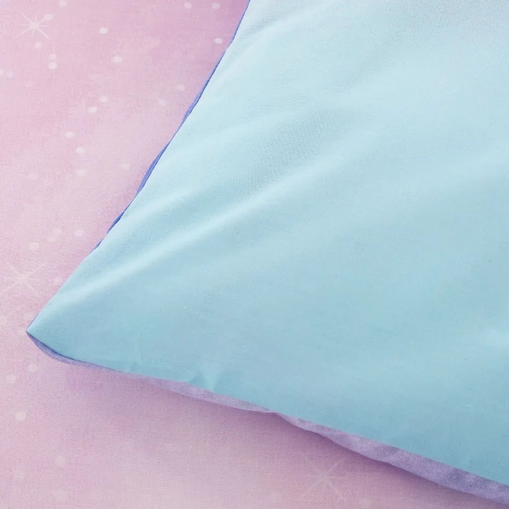 Modré/ružové detské obliečky na dvojlôžko 200x200 cm Ombre Rainbow Clouds – Catherine Lansfield