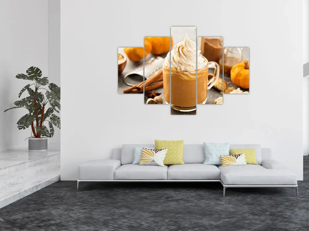 Obraz - Tekvicové latte (150x105 cm)