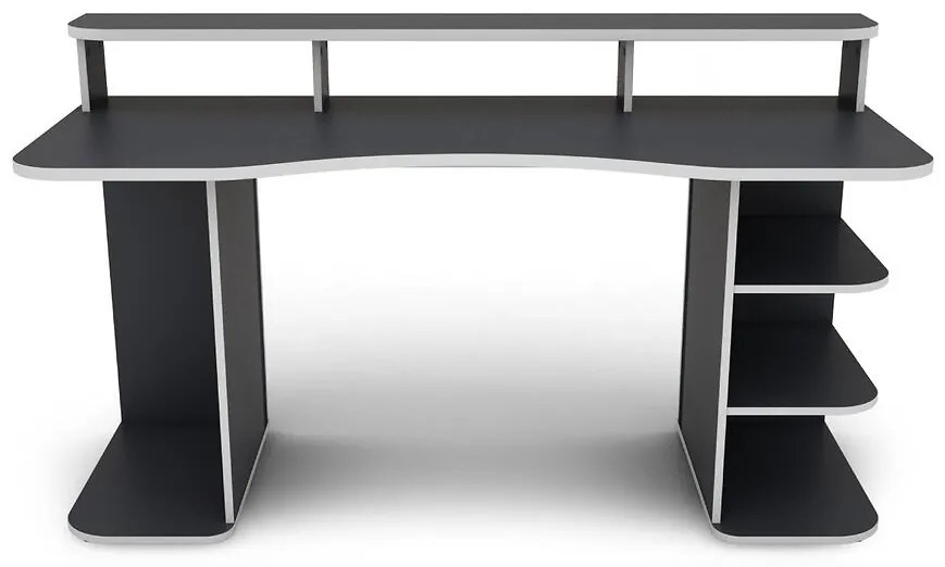 Písací Stôl Matrix 3 grafit/biela