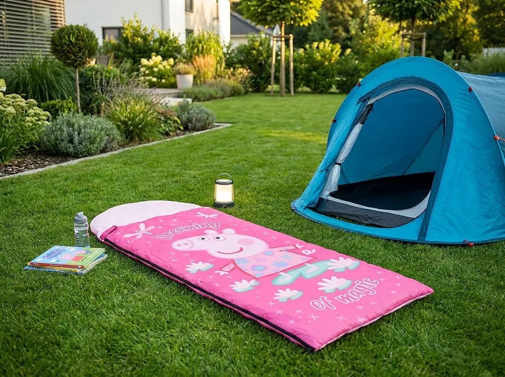 Detský spací vak PEPPA PIG 170x70 cm, ružový