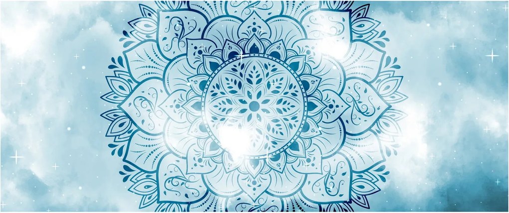 Obraz - Nebeská mandala (120x50 cm)