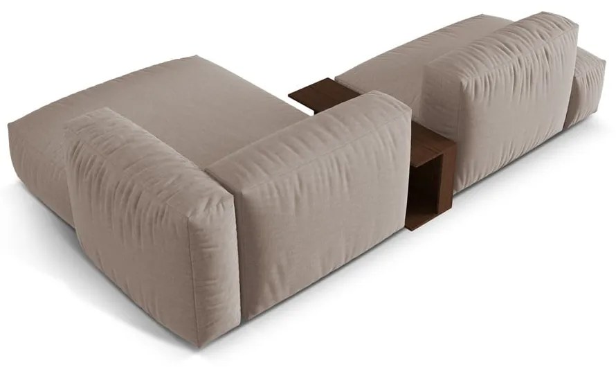 Béžová modulárna rohová pohovka (pravý roh) Martina – Micadoni Home