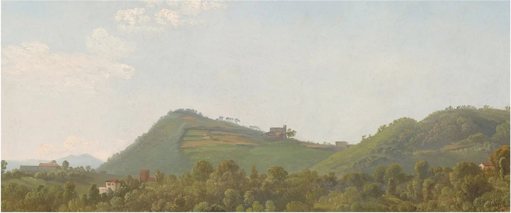 Obraz - Simon Denis, View Near Naples, reprodukcia (120x50 cm)