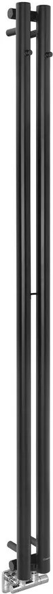Sapho Sapho, PILON vykurovacie teleso 122x1800mm, so 2 háčikmi, čierna matná, IZ124T