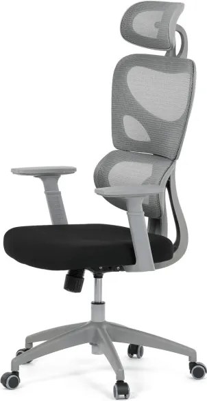 Kancelárska stolička sivá KA-K2081 GREY