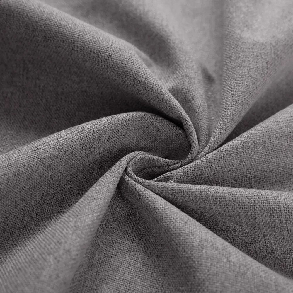 Biante Dekoračný štvorcový obrus BKR-503 Sivý režný 120x120 cm