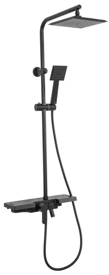 REA-P0636 - Sprchová súprava BRAVO matná čierna