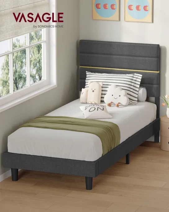 Čalúnená posteľ 90 cm RMB502GN01