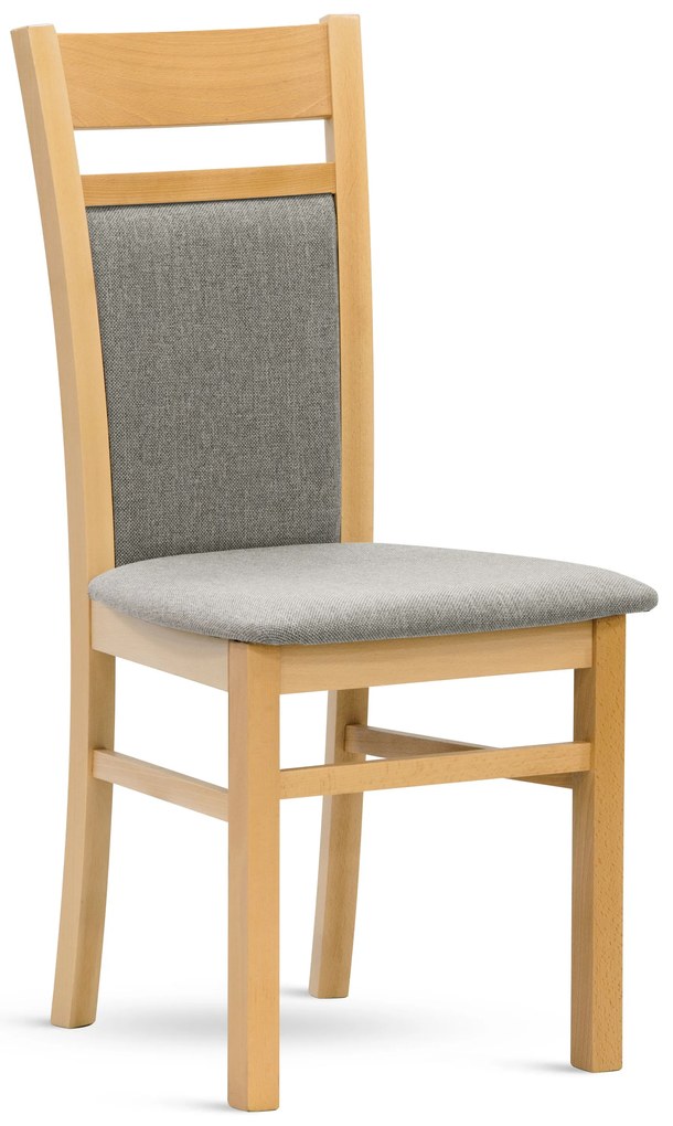 Stima jedálenská stolička VITO Vyberte odtieň dreva / látky ->: Buk / BOSS Grigio v.1