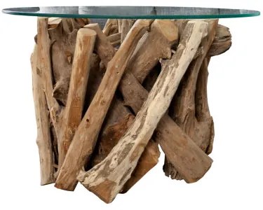 Konferenčný stôl Nature 39832 Ø60cm Drevo Teak - Komfort-nábytok