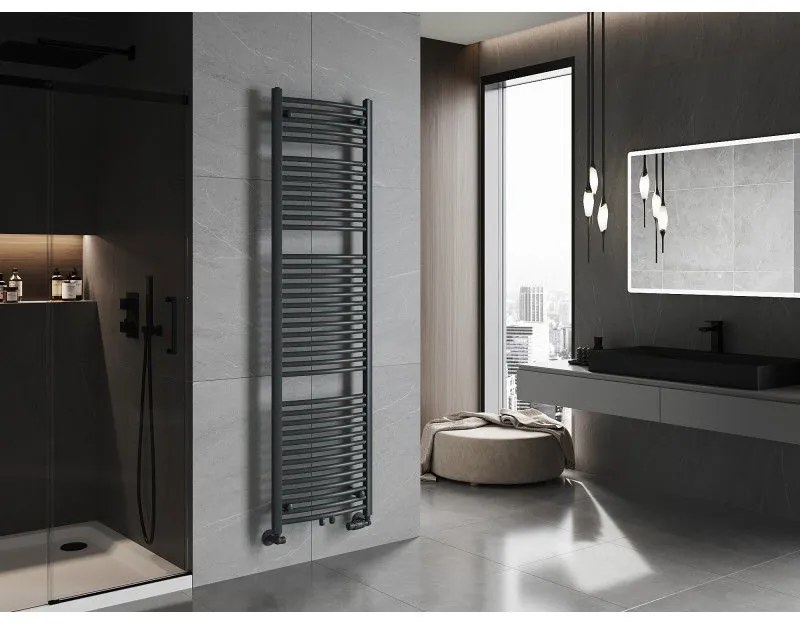 Mexen Ares, vykurovacie teleso 1800x500 mm, 820 W, antracitová, W102-1800-500-00-66