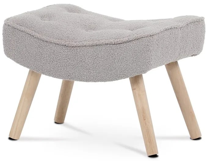 Autronic BONTEC Podnožka, sivá látka, AK-309P GREY2 Farba: Biela