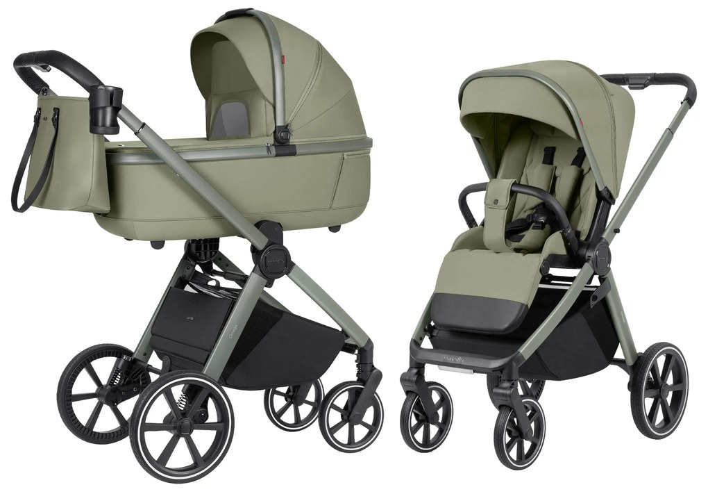 Detský kočík 2v1 CARRELLO Omega CRL-6531 Tropical Green