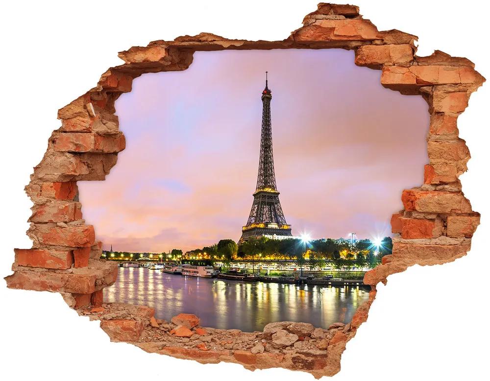 Samolepiaca nálepka na stenu Eiffelova veža v paríži nd-c-73567490
