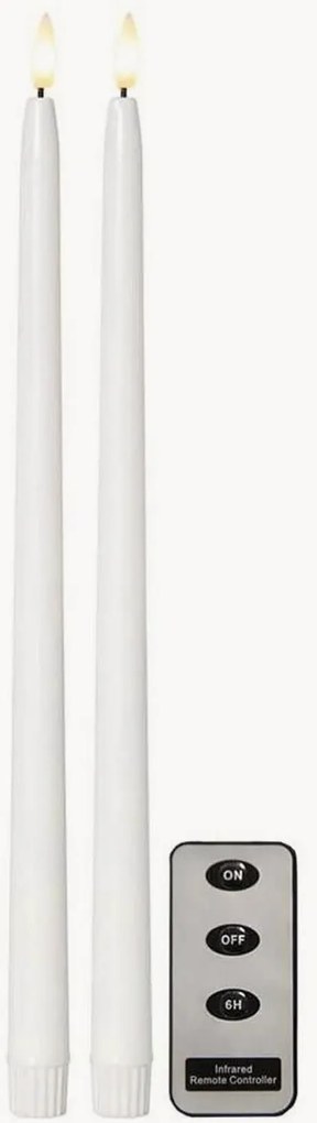 Dlhé LED sviečky's diaľkovým ovládaním Flame Stripe, 2 ks