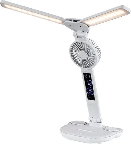 Rabalux 74030 - LED stmievateľná stolová lampa s ventilátorom NOVILO LED/7W/5V