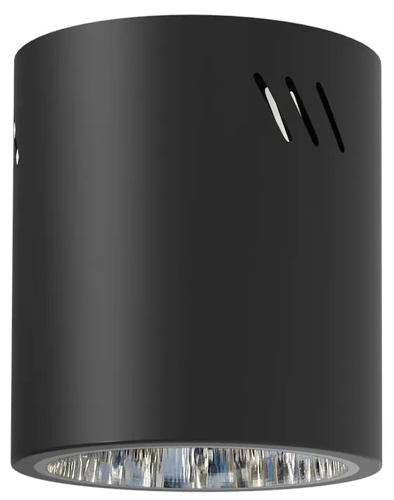 Stropné svietidlo George XL, 1x čierne kovové tienidlo