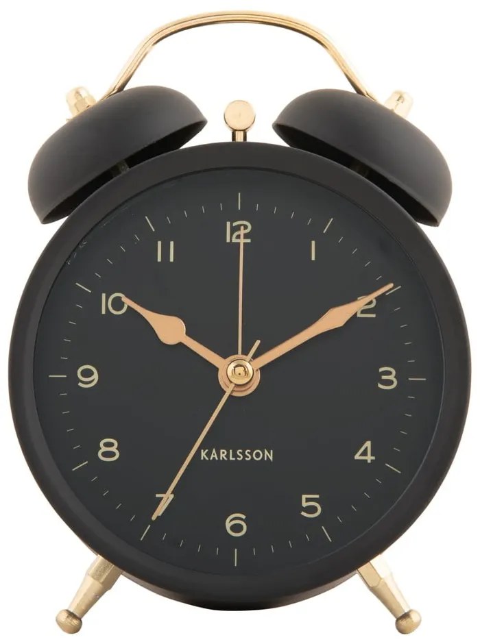 Budík ø 10 cm Classic Twin Bell – Karlsson