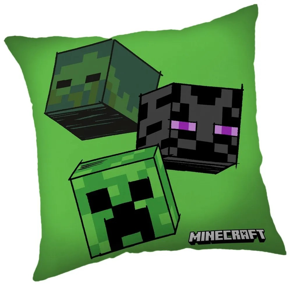 Jerry Fabrics Vankúš Minecraft Mobs coming foryou, 40 x 40 cm