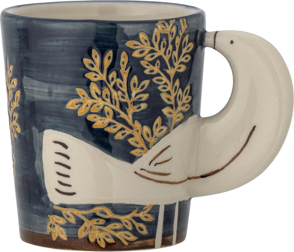 Bloomingville Kameninový hrnček Hezha Blue 260 ml