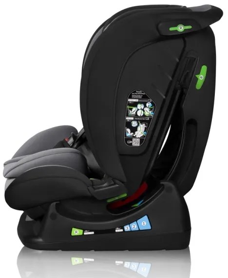 Lionelo - Autosedačka IZZY i-Size 40-150 cm čierna/sivá