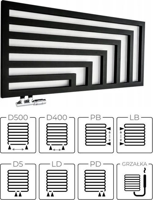 Regnis Kreon Zenit, vykurovacie teleso 1000x550 mm, 541W, sivá, KZ100/55/RAL7001