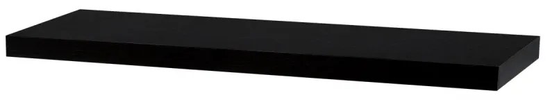 Polička nástěnná 80 cm, MDF, 3D dekor wenge, baleno v ochranné fólii