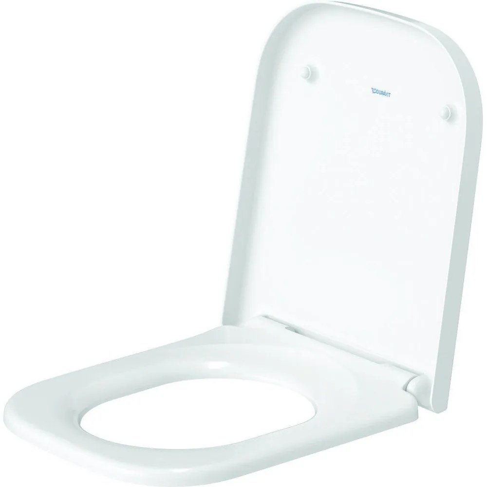 DURAVIT Happy D.2 WC sedátko bez sklápacej automatiky, odnímateľné, tvrdé z Duroplastu, biela, 0064510000