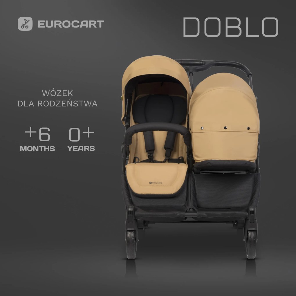 Súrodenecký kočík Euro-Cart Doblo Camel