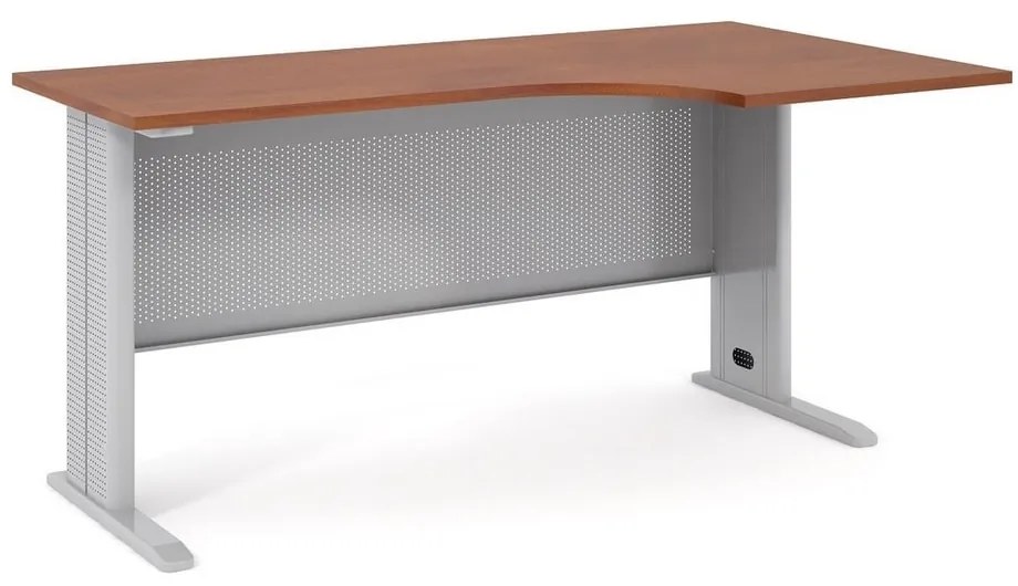 Ergonomický stôl Impress 160 x 90 cm, pravý, dub sonoma