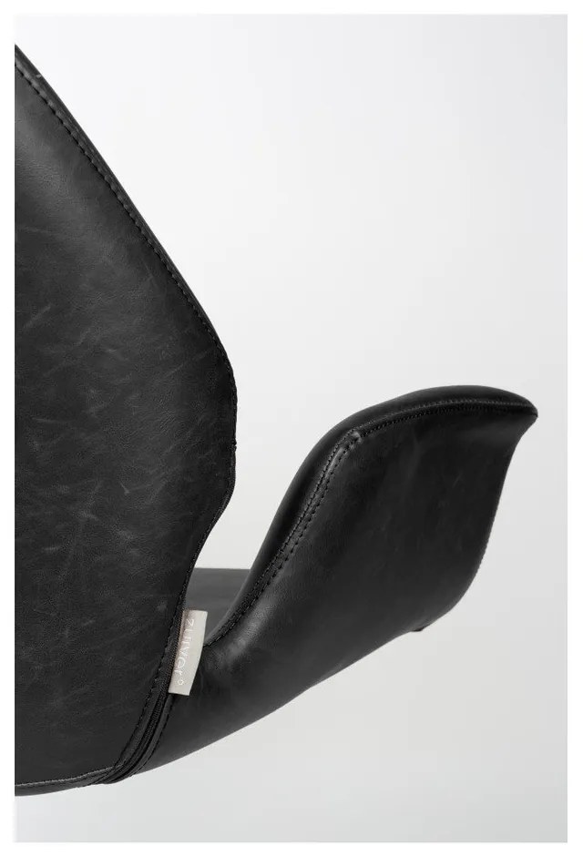 Čierna stolička Zuiver Nikki