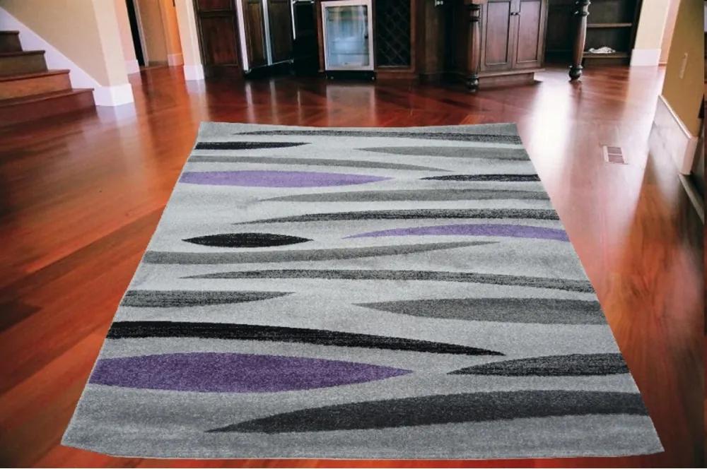Kusový koberec Fantázia šedo fialový, Velikosti 80x150cm | BIANO