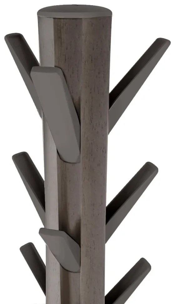 Sivý vešiak z kaučukového dreva Flapper - Umbra