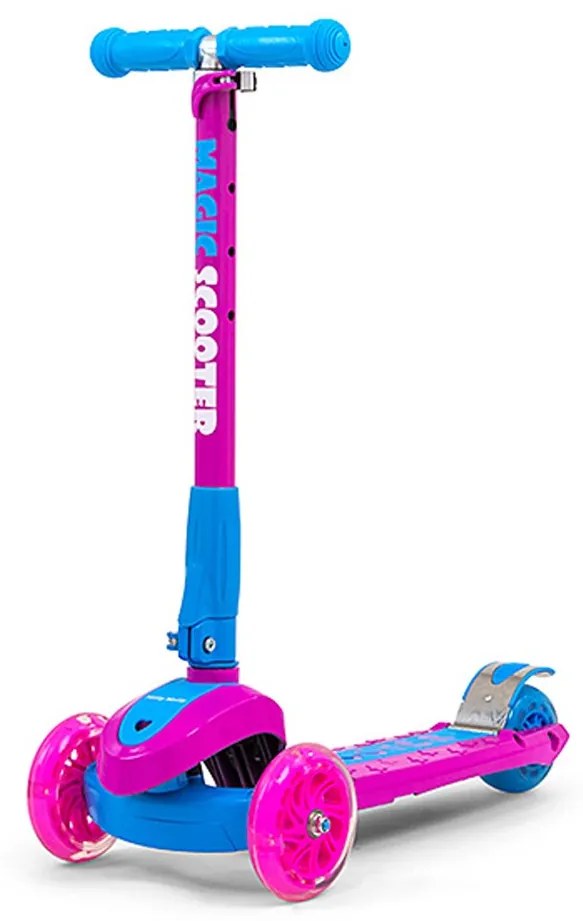 Detská kolobežka Milly Mally Magic Scooter pink-blue