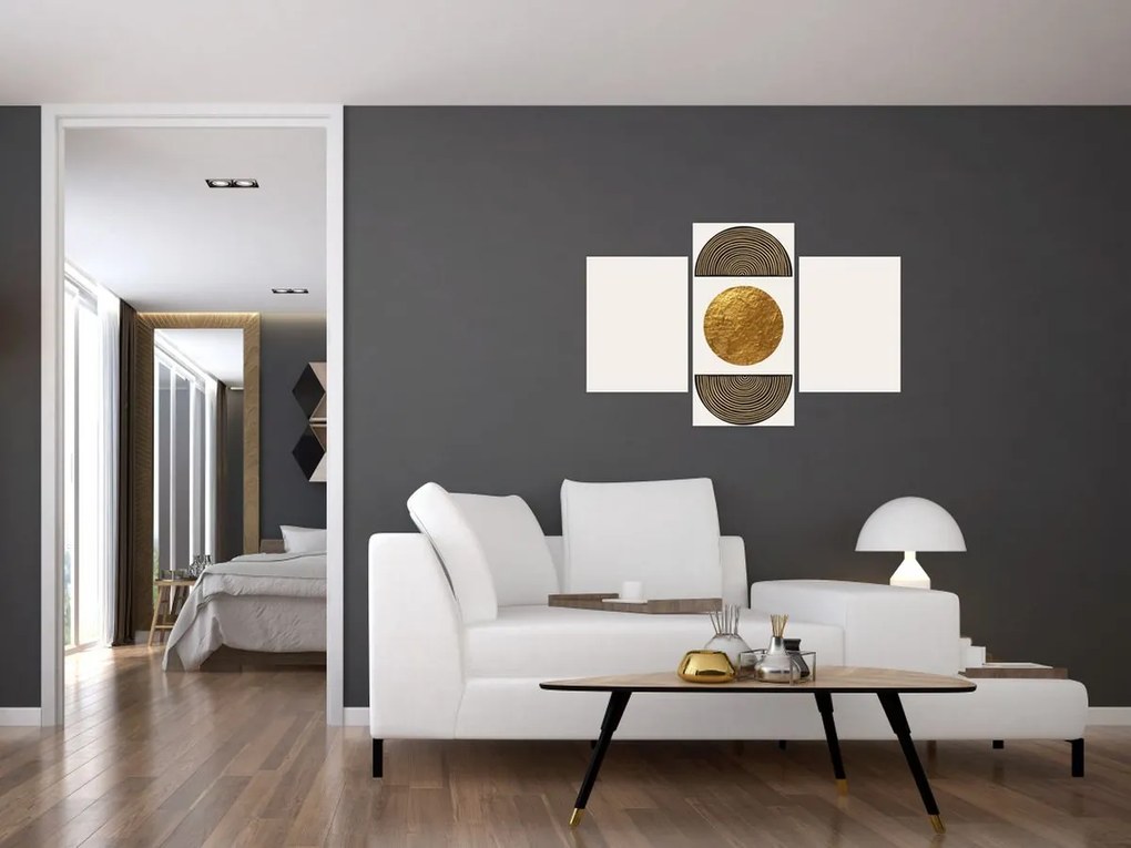 Obraz - Zlatý ornament N⁰1 (90x60 cm)