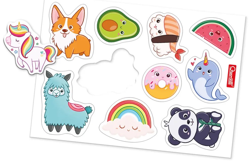 Obojstranná magnetická tabuľa s písmenami - 58 ks magnetov