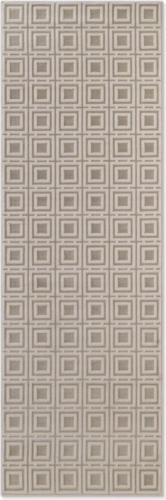 Behúň Perles 106191 Cream z kolekcie Elle, 80x240, béžová, obývacia izba, ELLE Decoration